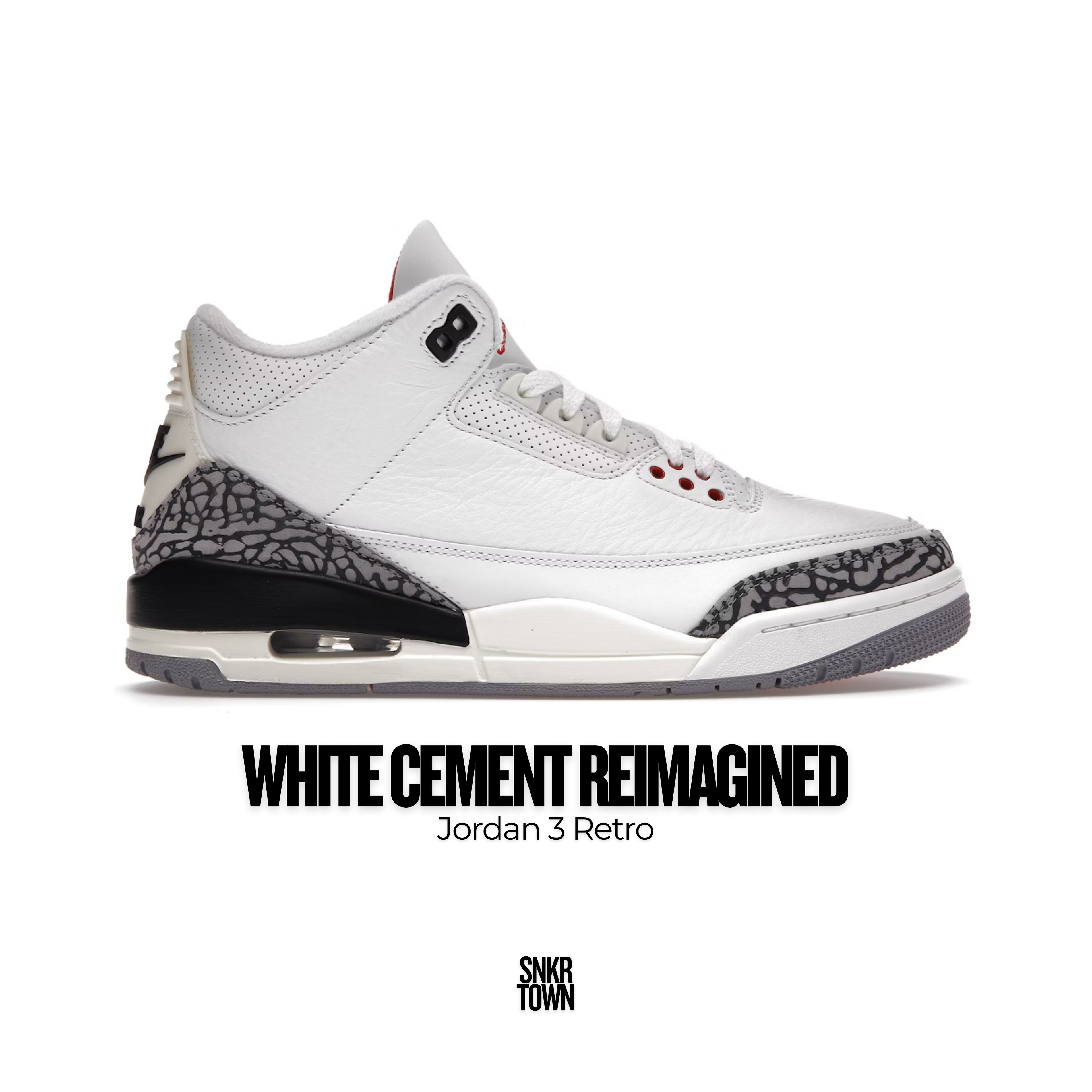 Jordan 3 Retro "White Cement Reimagined"