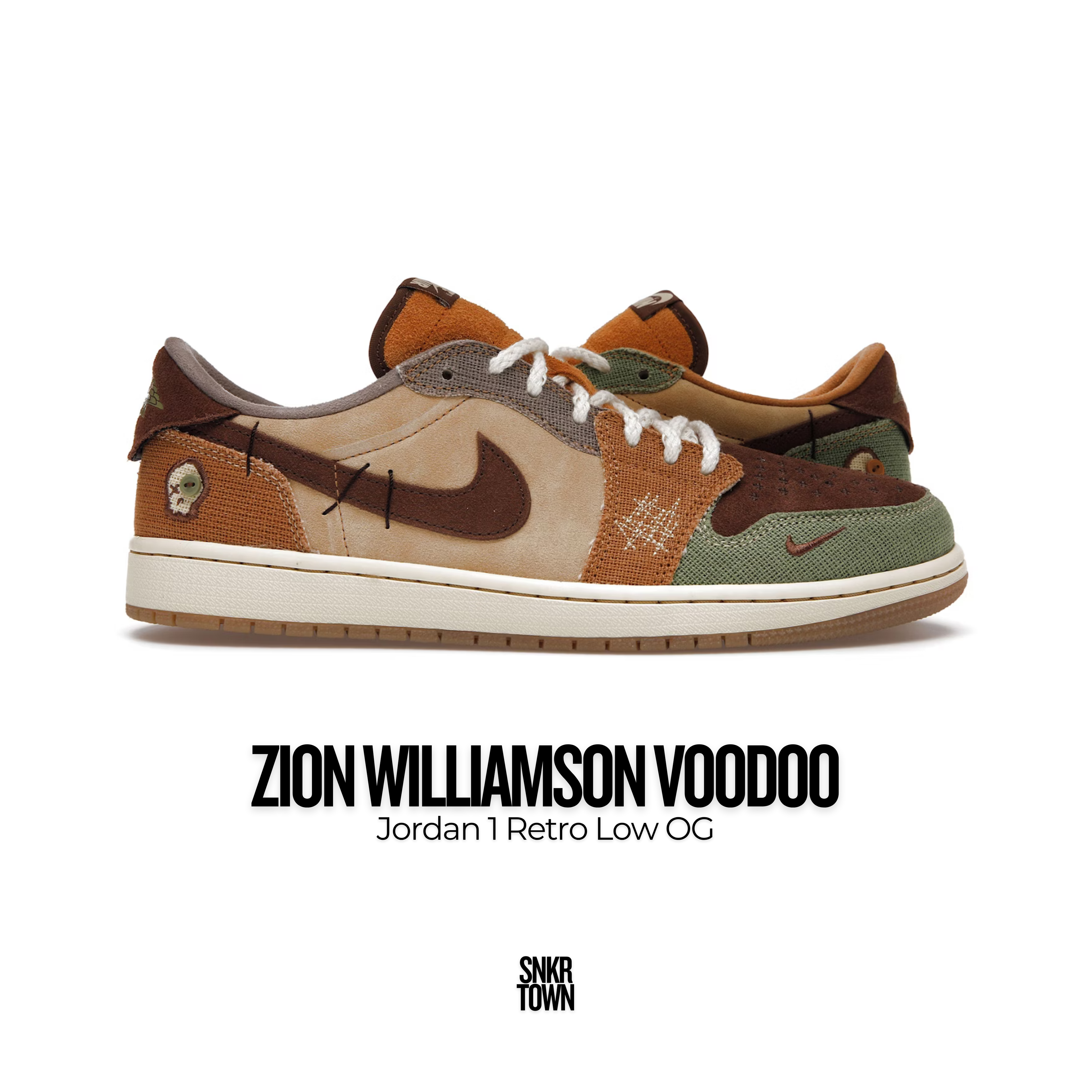 Jordan 1 Retro Low OG "Zion Williamson Voodoo"