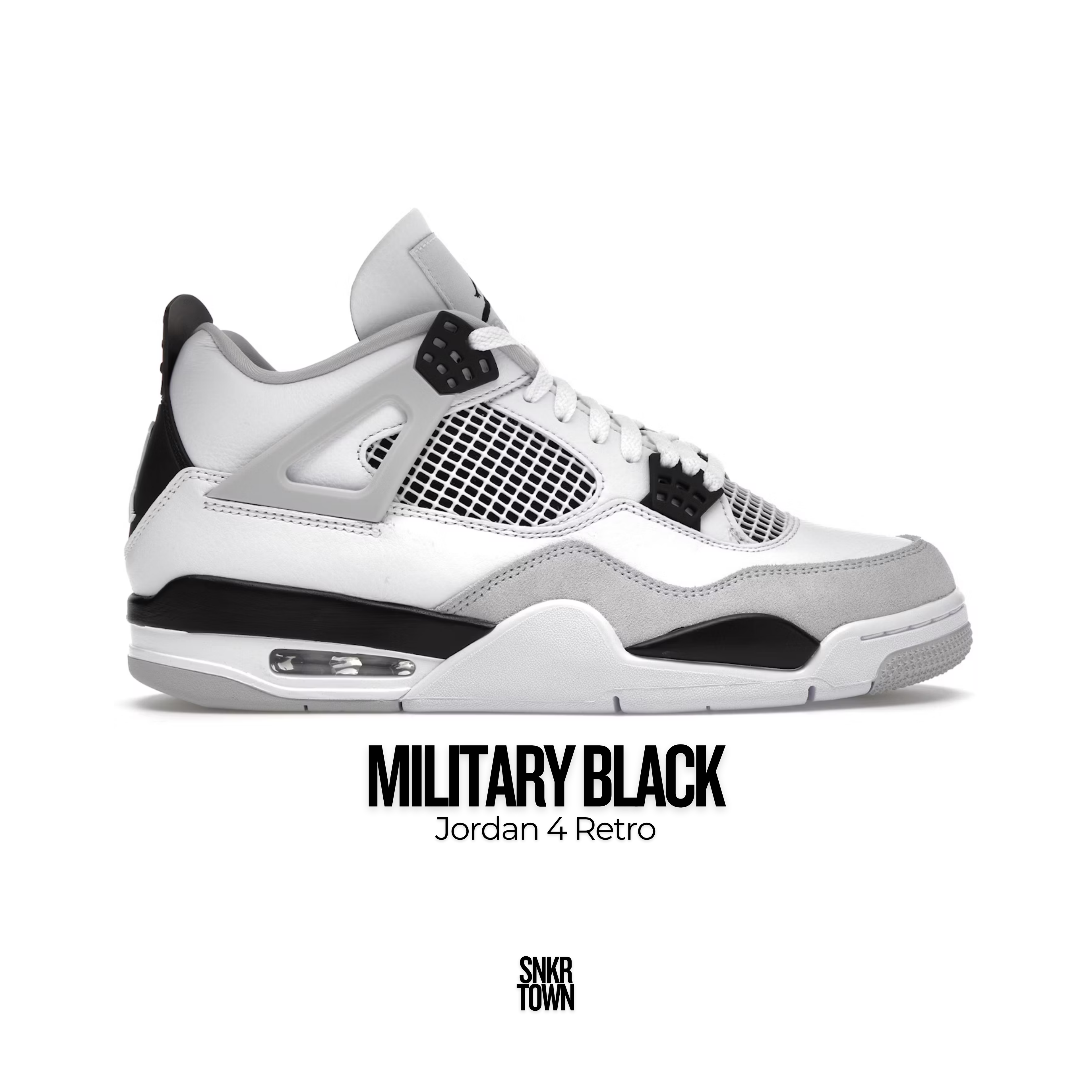 Jordan 4 Retro "Military Black"
