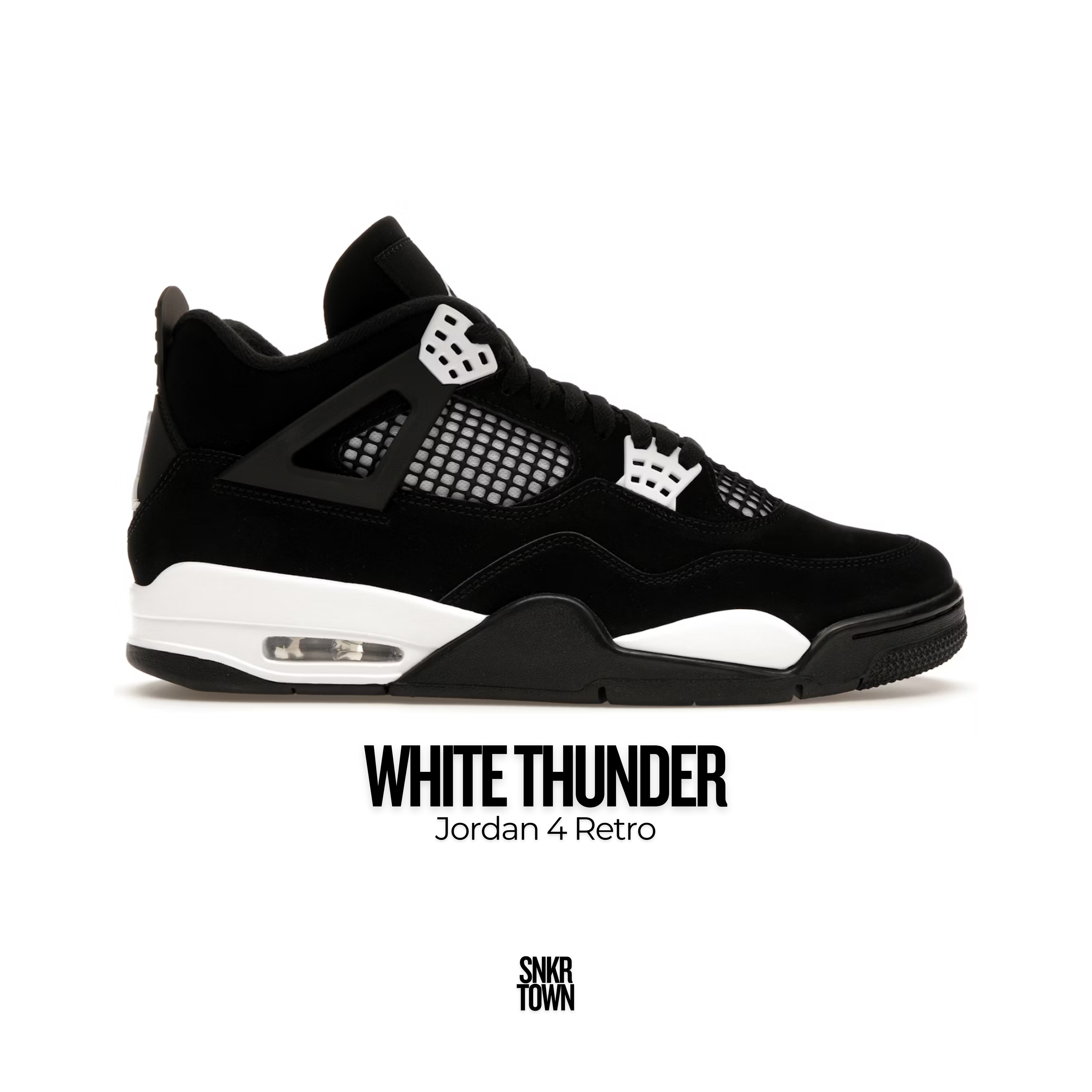 Jordan 4 Retro "White Thunder"
